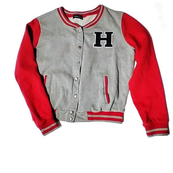 Youth  Bomber Varsity Jacket with "H" , Monogram - Picture 1 of 1